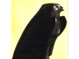 Horus Falcon in polished basalt. c 600 BC